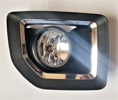 LED Fog Lights Compatible with [2015 2016 2017 2018 2019] GMC Sierra 2500HD/ 3500HD Complete Set Fog lamps Kit with Switch and Wiring Kit (Clear Lens