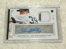 CHASE WHITLEY 2014 National Treasures Autograph Jersey Rookie #21/99 YANKEES