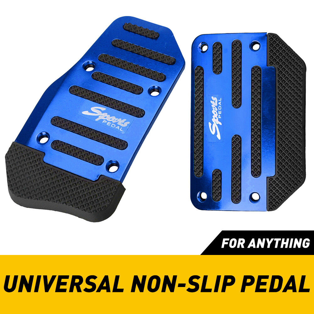 Non-slip blue automatic gas brake foot pedal cover car accessory