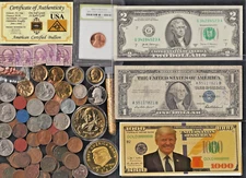 125 US Indian Buffalo Liberty Stamp Gold Bar Barber Silver Dollar Collection Lot