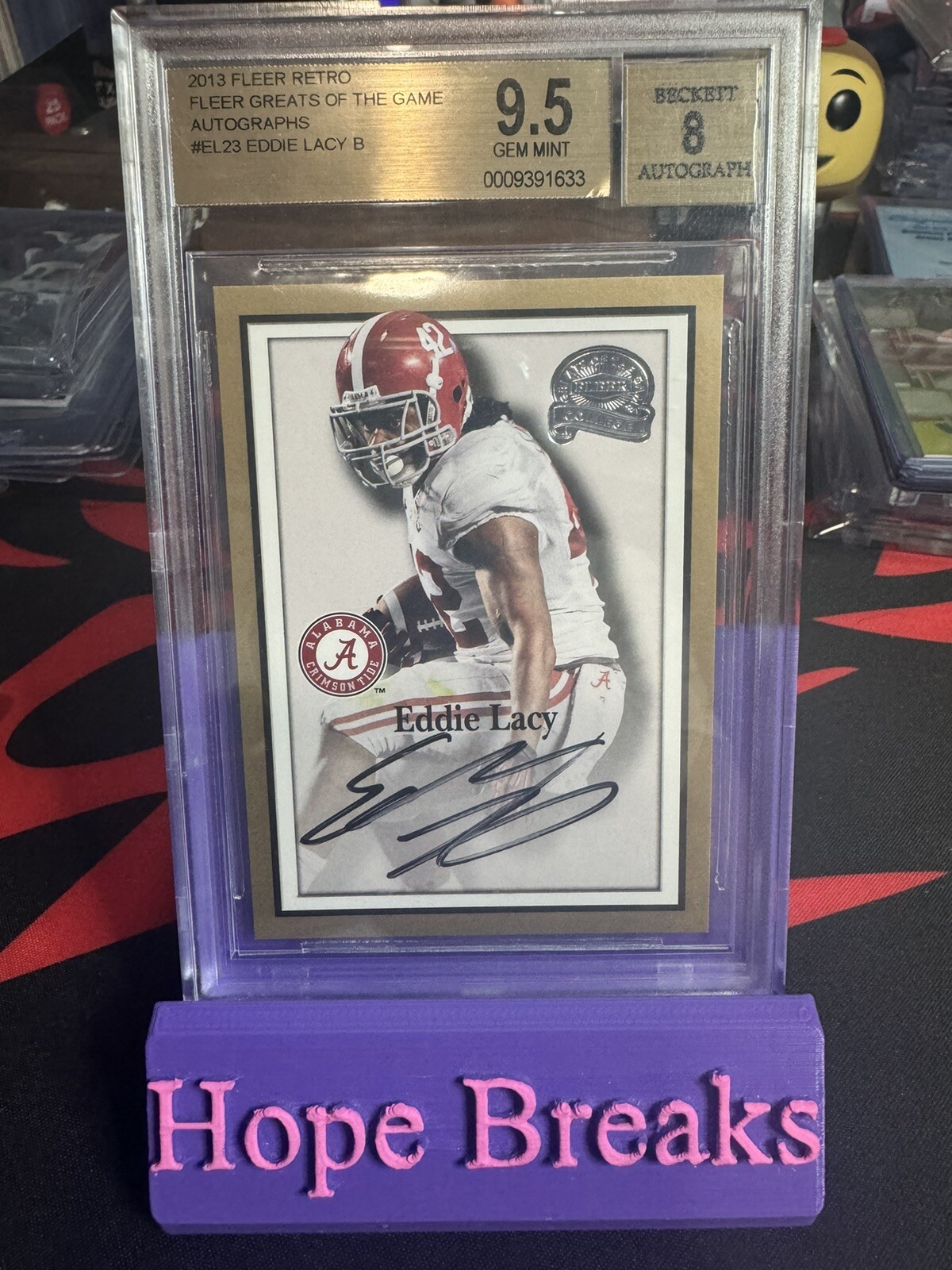 Eddie Lacy Fleer Retro Greats of the Game Autograph #EL23 Base