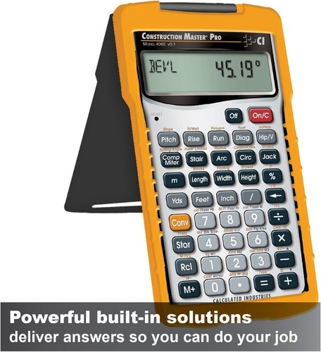Compact Engineering Calculator for Construction - Fast, Accurate Measurements - Picture 5 of 11