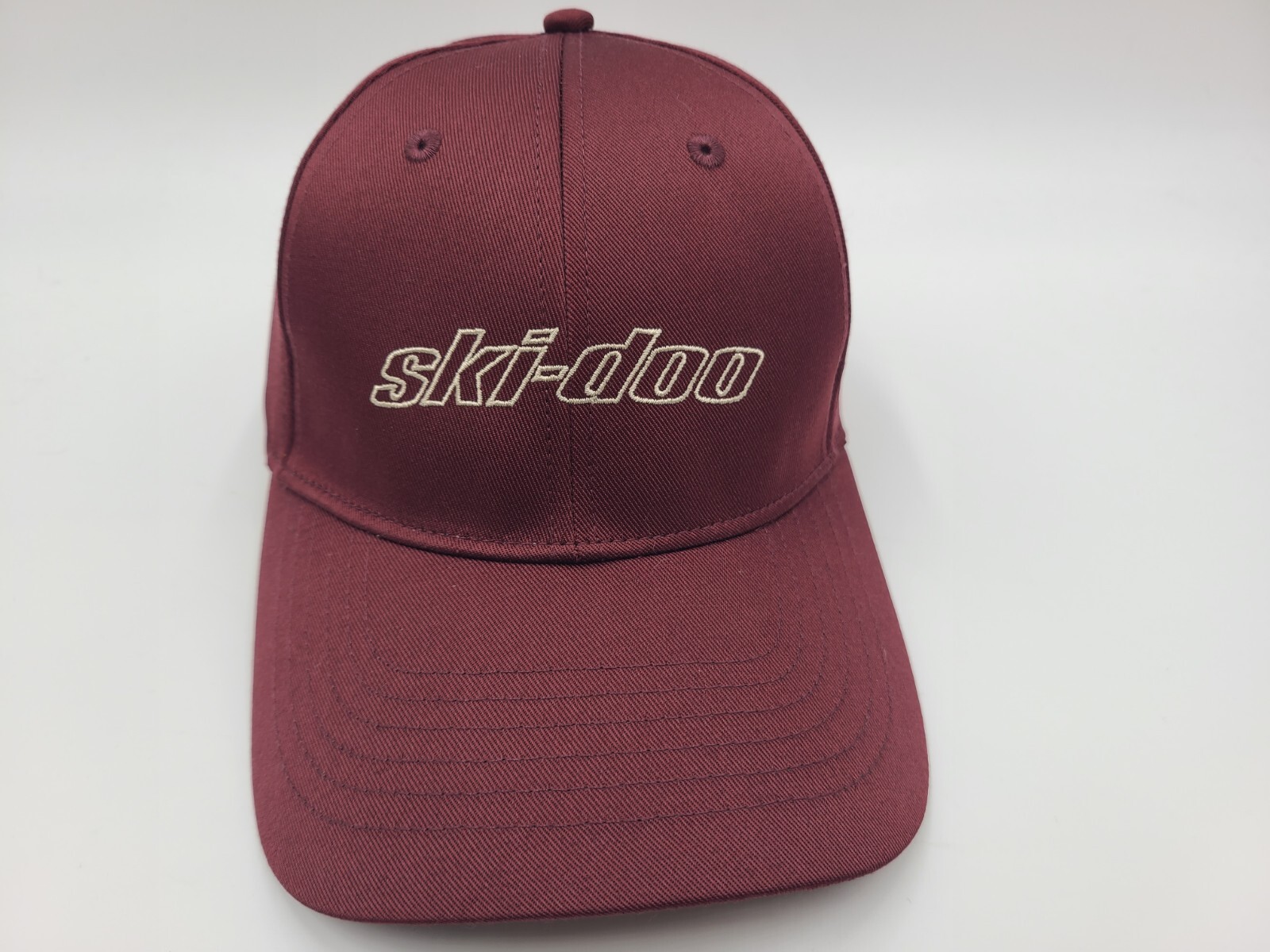 Ski-Doo Snowmobiles Snapback Hat Cap Winter Snow Baseball Dad Men Women Maroon