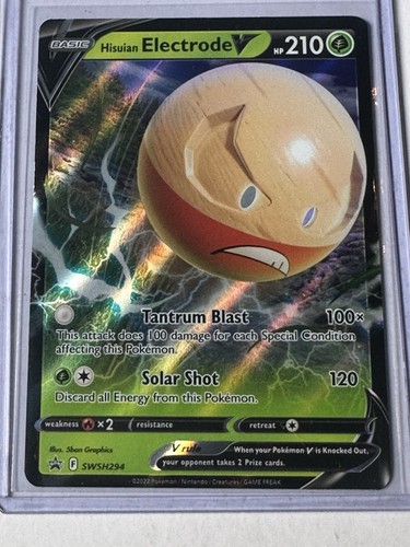 Hisuian Electrode V SWSH294 Pokemon Black Star Promo