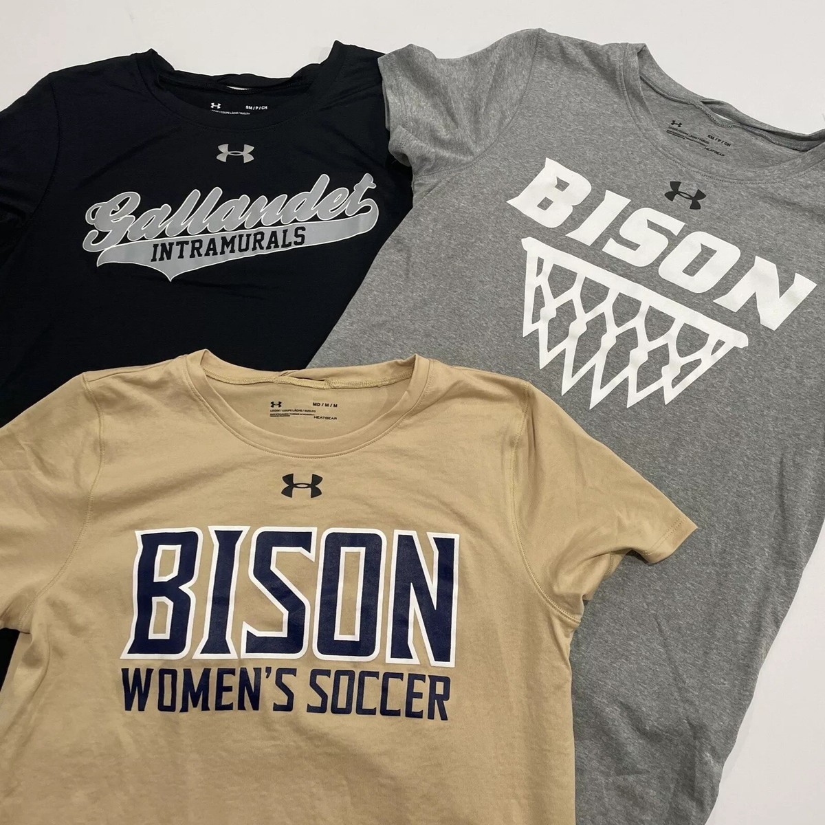 Under Armour Women's S/M Gallaudet University Athletic Tees