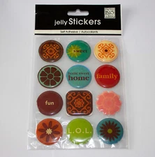 Me & My Big Ideas Jelly Stickers - Self Adhesive Renee Family Embellishments