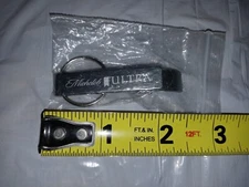 Michelob Ultra Beer New Silver Promo Bottle Opener Metal Keychain Key Ring Chain