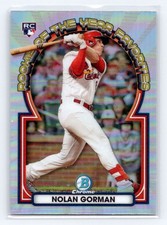 2023 Bowman #ROYF-5 Nolan Gorman Rookie of the Year Favorites Cardinals