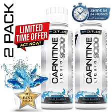 Cutler Nutrition 2 Pack Carnitine 3000 Liquid...