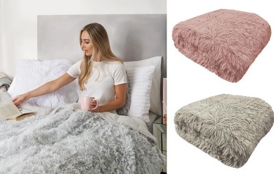 Gewichtsdecke gegen Angst Autismus Teddyfell kuschelig super weich warm sensorischer Überwurf