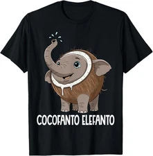 Italian Brainrot Characters Cocofanto Elefanto Unisex T-Shirt