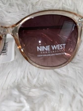nine west sunglasses Clear Frame  With Tint