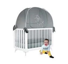Aussie Cot Net - Baby Crib Tent to Keep Baby from Climbing Out - Toddler Proo...