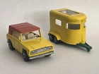 lesney matchbox Field Car And Pony Trailer Lot Of 2 Vintage