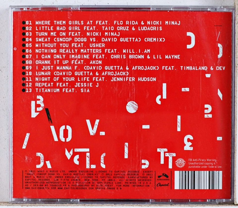 Varios Artistas - Nothing but the Beat [Pa] (CD 2011) Foto 2 de 2