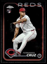 FERNANDO CRUZ 2024 TOPPS CHROME UPDATE RC CINCINNATI REDS #USC131