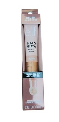 ELF Halo Glow Beauty Wand Blush Cushion Tip Applicator Magic Hour 0.33-NIB