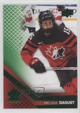 2022 Upper Deck Team Canada Juniors Electric Green 5/49 Melodie Daoust 4om