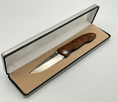 Benchmade 690-02 Maple Burl 012/500 LTD Edition with Case New Old Stock EXC !