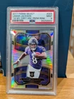2017 Panini Select LAMAR JACKSON Silver Prizm XRC Rookie RC PSA 9 2018 305 Draft