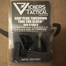 TangoDown GGT-02 Vickers Tactical Grip Plug for Glock 17 19 22 23 31 34 Gen 4-5 