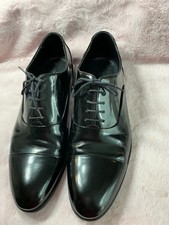 Authentic Versace Collection Black Cap Toe Oxford Dress Shoes – Size 44