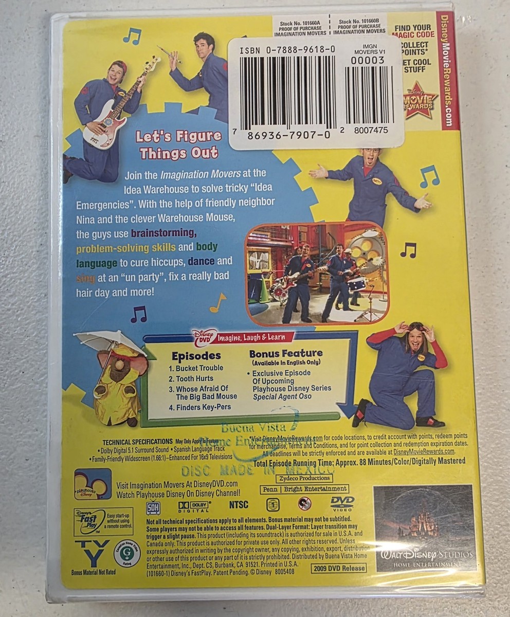 Imagination Movers - Jump Shout: Lets Figure Things Out (DVD, 2009