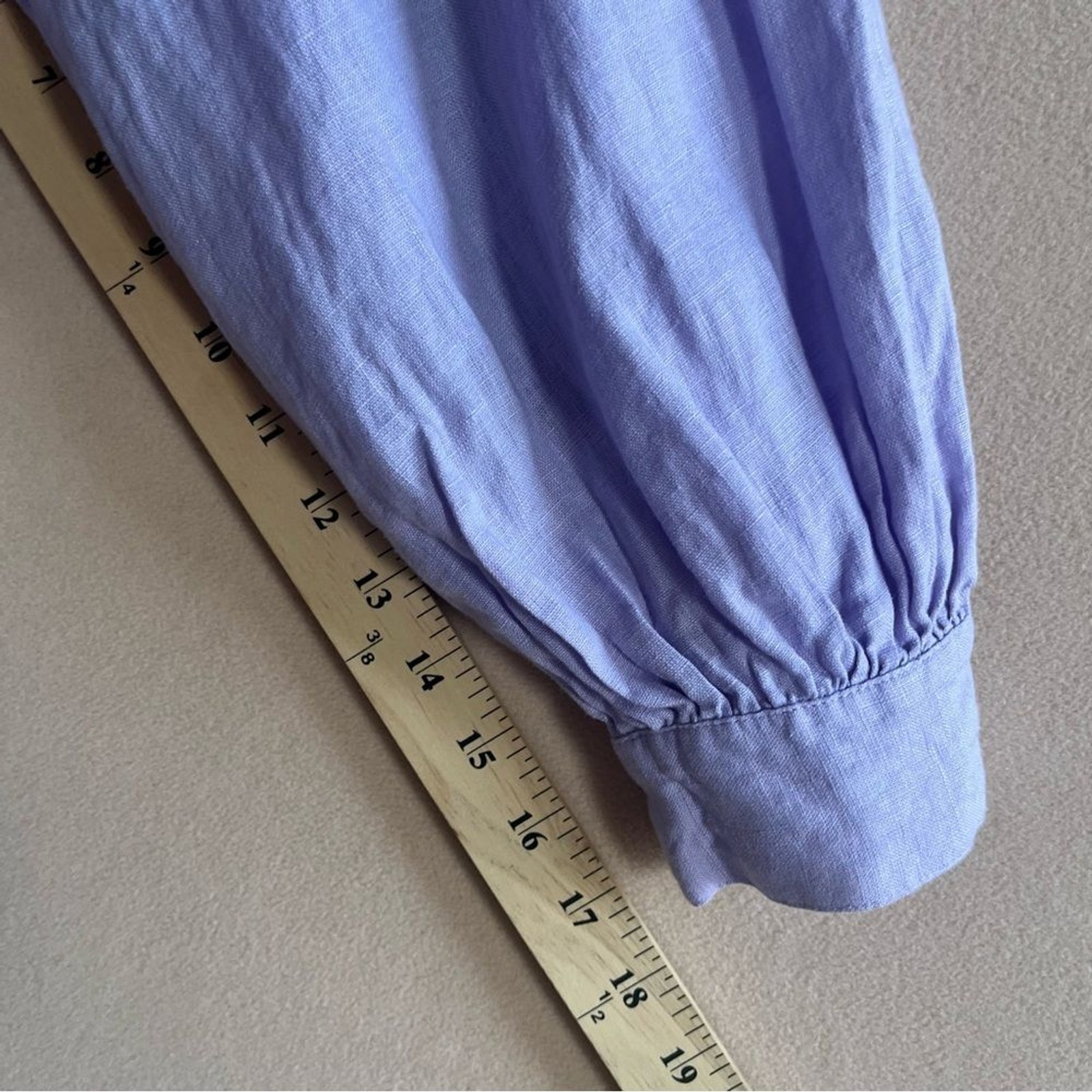 JCrew Levander Squareneck Button-Front Linen Top … - image 12