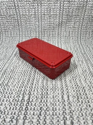 TOYO STEEL T-190 Trunk Toolbox, Gloss Red, Pressed Steel, Made in Japan
