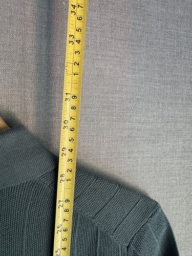 Maglione polo uomo CHARLES TYRWHITT verde acqua righe cotone taglia MEDIA NUOVO - Foto 22 di 23