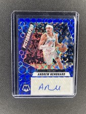 Andrew Nembhard 2024-25 Panini Mosaic /35 Auto Blue Pictographs #PM-NMB