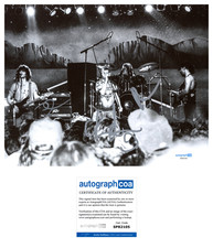 'Spin Doctors' Band Signed 8x10 Photo 'Chris Barron, Aaron & Eric' ACOA