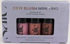 Saie Dew Blush Mini Trio Liquid Blush Kit: Baby, Sweetie, Spicy  NEW IN BOX