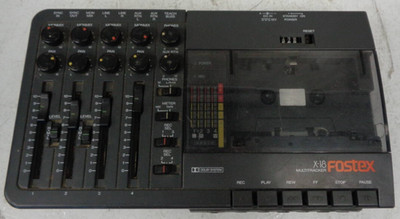 Fostex X-18 Multitracker 4 Track Cassette Tape Recorder 2 Head