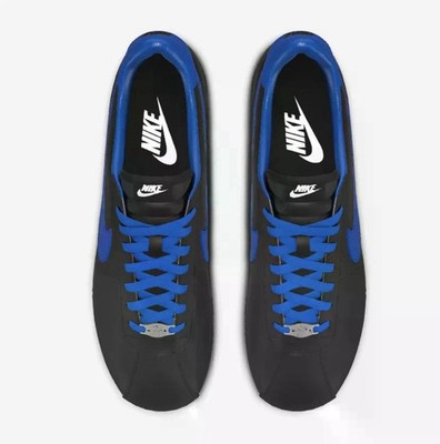 Nike Men's Cortez Low Top Lace Up Solid Black/Blue 