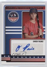 2023 Panini USA Baseball Stars & Stripes Owen Paino #NTDP-OP Auto 0j81