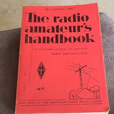 ARRL Radio Amateur's Handbook 44th Edition 1967 Vintage Amateur Radio