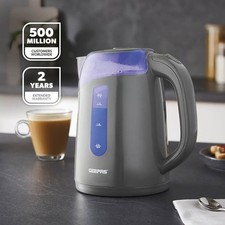GEEPAS 2200W Illuminating Electric Kettle Cordless Jug Kettle Auto Shut Off 1.7L