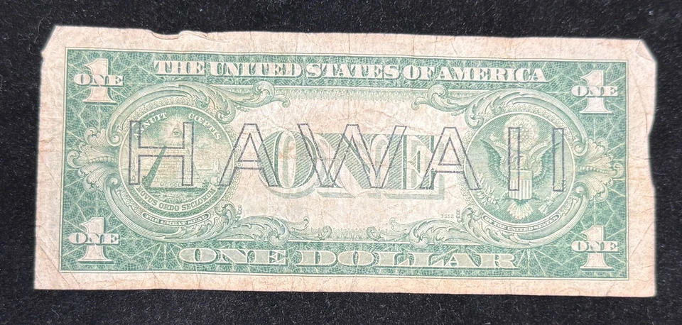 SERIES 1935A RED SEAL $1 HAWAII NOTE - Image 2 of 4