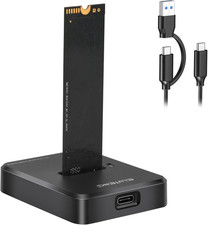 M.2 Nvme  SATA to USB C Docking Station Dual Protocol M.2 to USB C Adapter 10Gb
