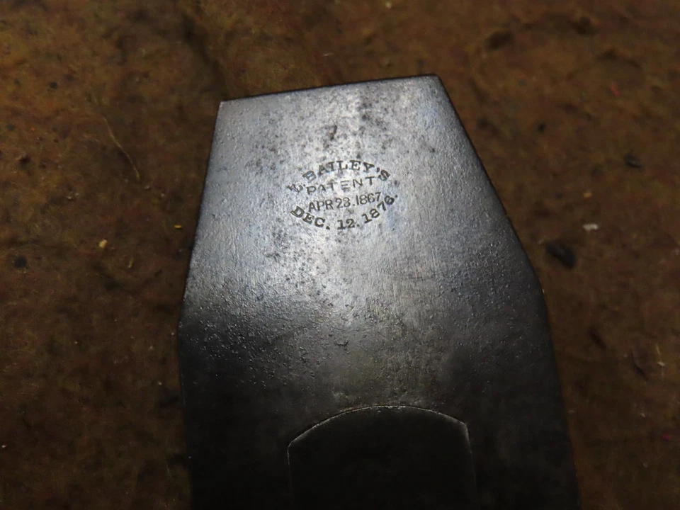 Bailey Victor 3 Planos, Chip Breaker/Insertar conjunto (SOLO) 1-3/4", 1875-88~GD+🤠B7.15.25 Foto 3 de 4