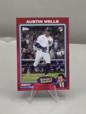 2024 Topps X Chris Berman Boomer's Baseball - Austin Wells #52 Red /5 (RC)