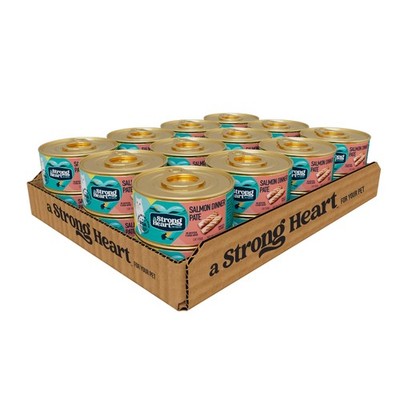 A Strong Heart Canned Wet Cat Food, Salmon Dinner Paté - 3 oz Cans (Pack of 2...