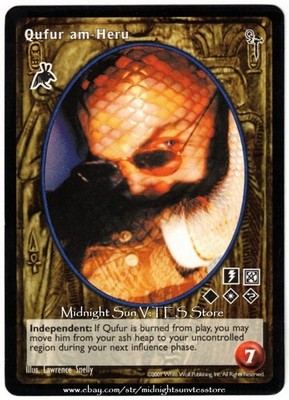 Qufur am-Heru Followers of Set (The Ministry) Final Nights V:TES VTES CCG