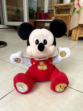 Mickey Mouse Interactive Clementoni Baby Singing Play Learn Soft Toy Preowned
