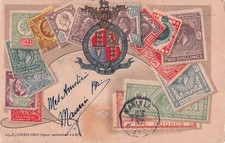 Briefmarken Britisch-Edwardianisch. Postkarte...