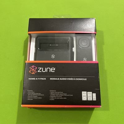 H7A-00001 Microsoft Zune Home AV Pack Remote Power AC Adapter Sync Charger Dock