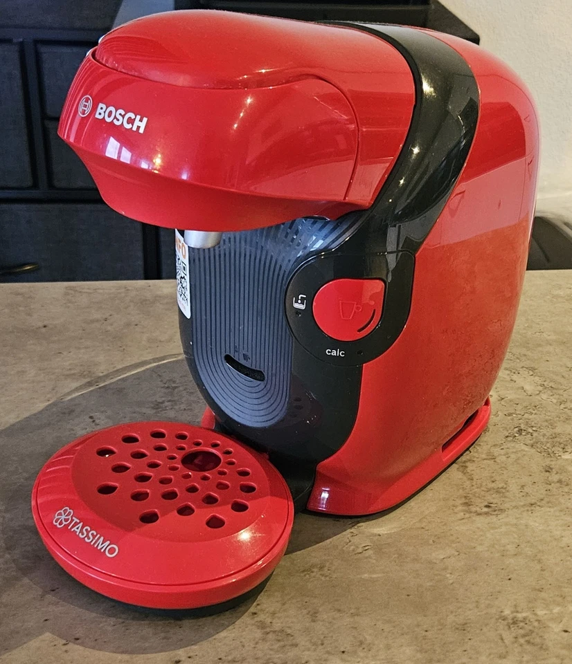 Kapselkaffeemaschine Bosch Tassimo Happy Friendly Rot TOP Zustand - Bild 2 von 4