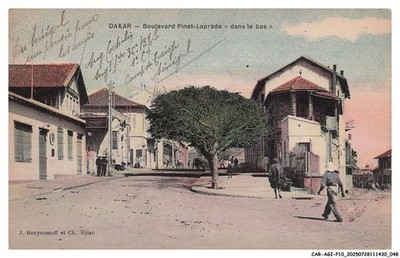 CAR-AGIP10-0534-SENEGAL - Dakar - Boulevard Pinet-Laprade - Im unteren Bereich