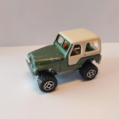 VINTAGE voiture Majorette JEEP CJ  6,5 cm 1:64 - Photo 1/3